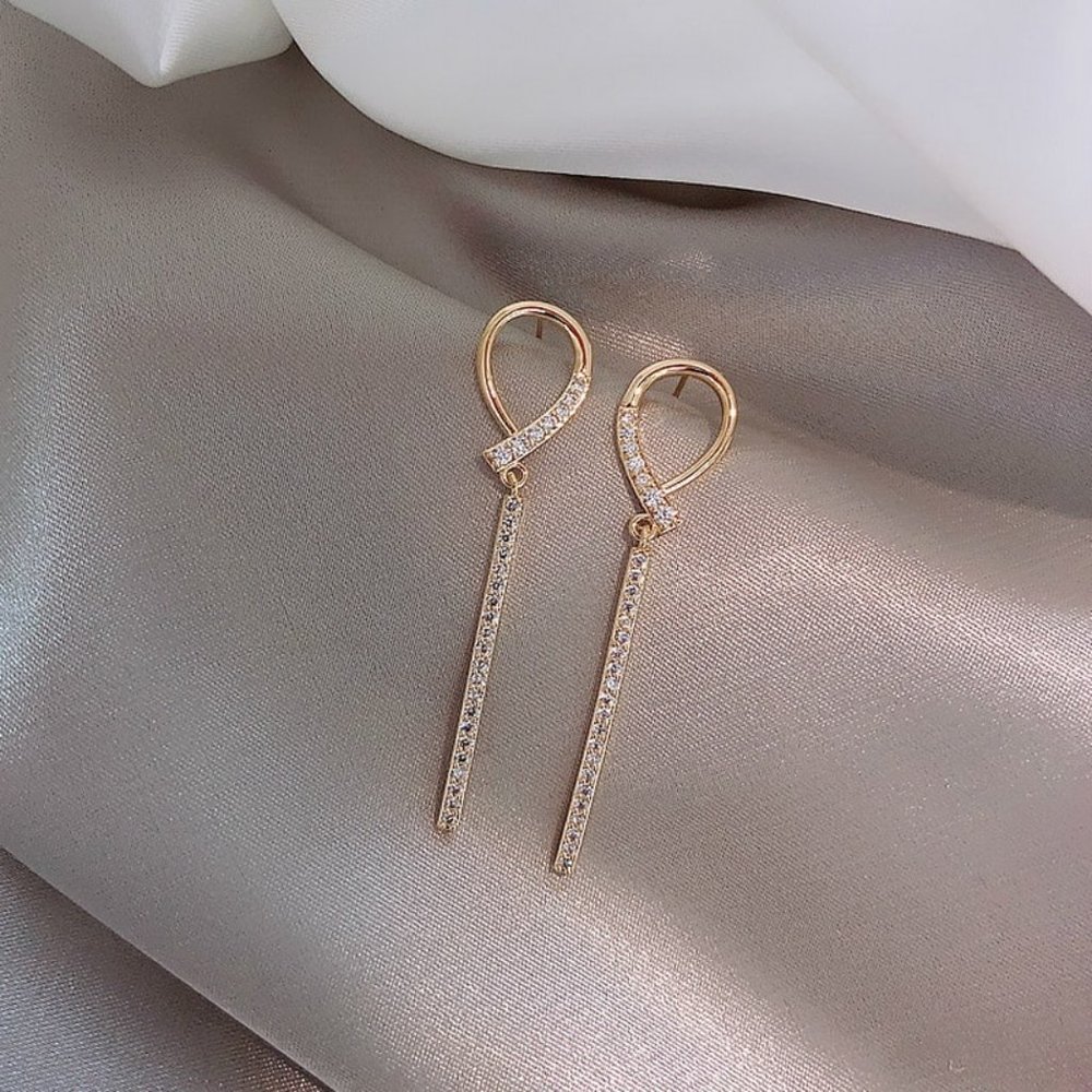 Korean Style Trendy Dangle Earrings - Elegant